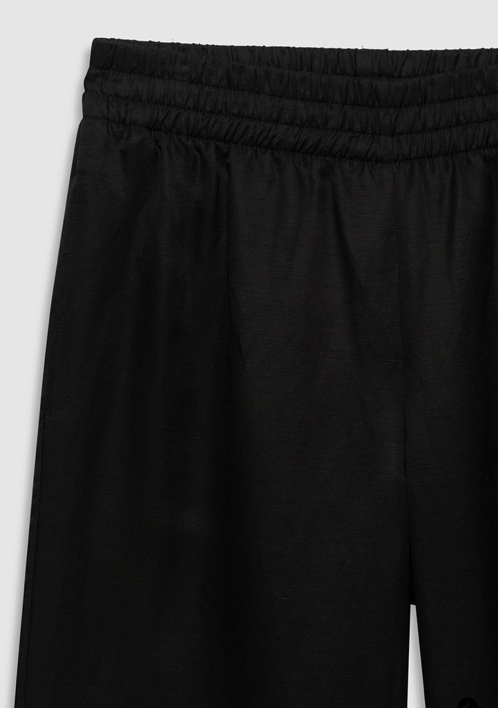 Soto Pants- Black Linen Blend