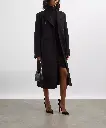 Double Face Coat in Black