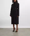 Double Face Coat in Black