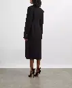 Double Face Coat in Black