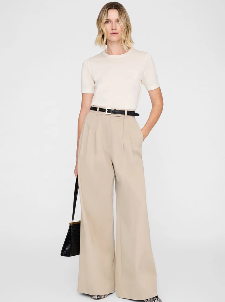 Kline Linen-Blend Wide-Leg Pants