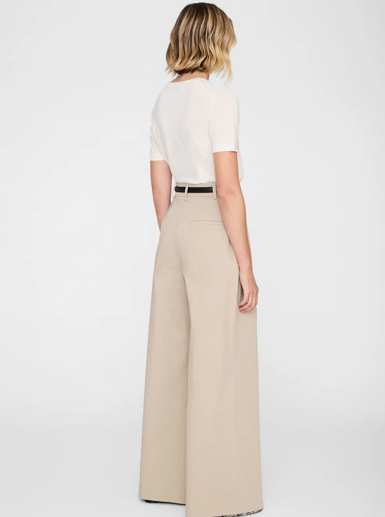 Kline Linen-Blend Wide-Leg Pants