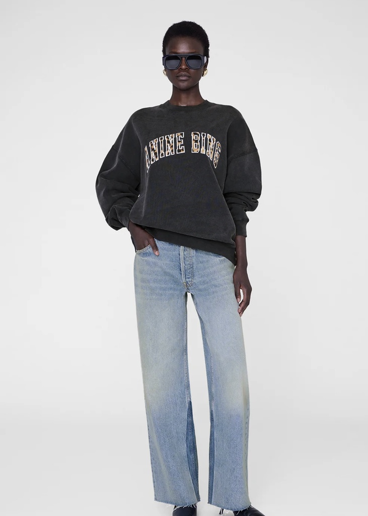 MILES SWEATSHIRT NY - WASHED BLACK