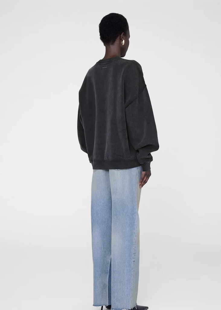 MILES SWEATSHIRT NY - WASHED BLACK