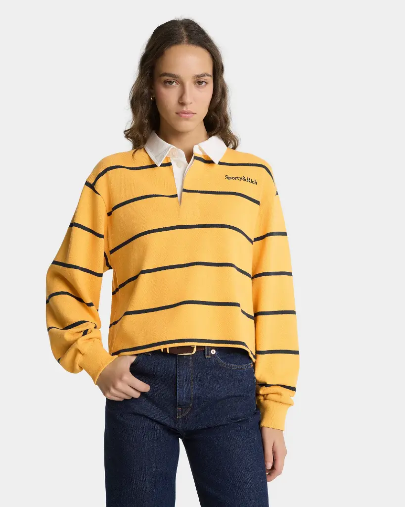 Serif Logo Rugby Polo