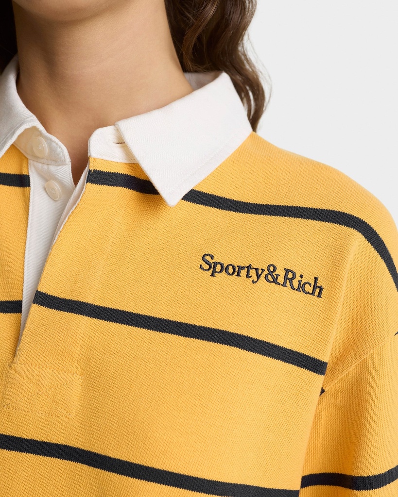Serif Logo Rugby Polo