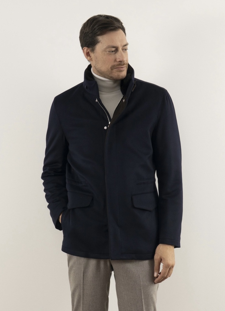 Man - Fabric 3/4 jacket