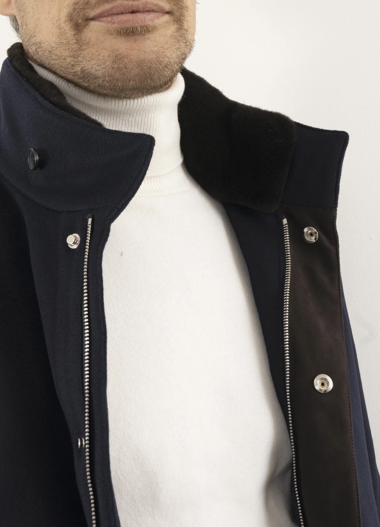 Man - Fabric 3/4 jacket