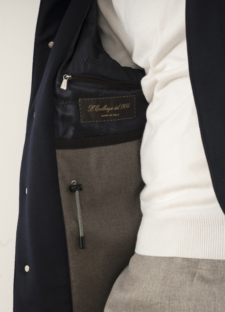 Man - Fabric 3/4 jacket