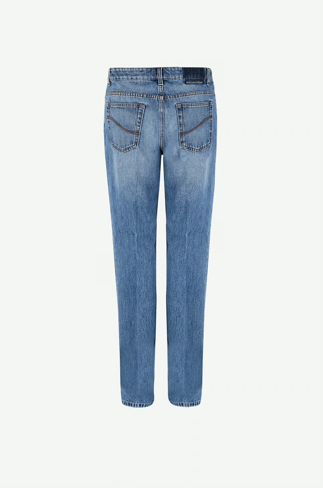 Iconic Blue Straight Jean