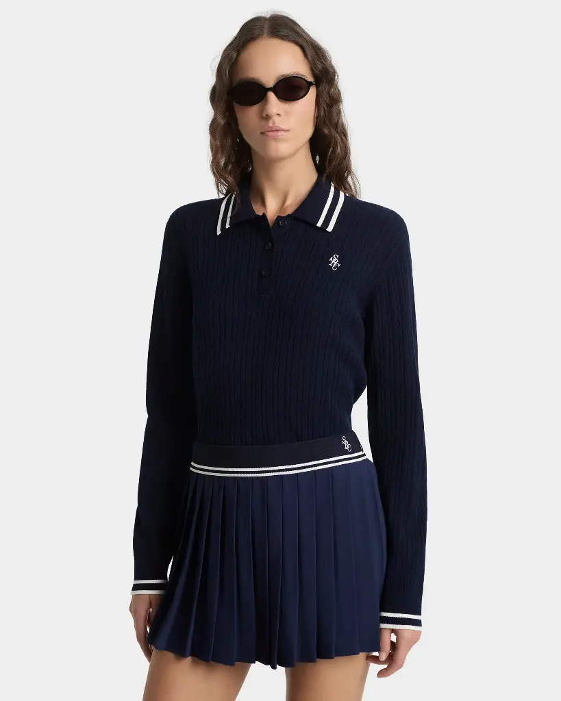 SRC Abigail Skirt Blue and White