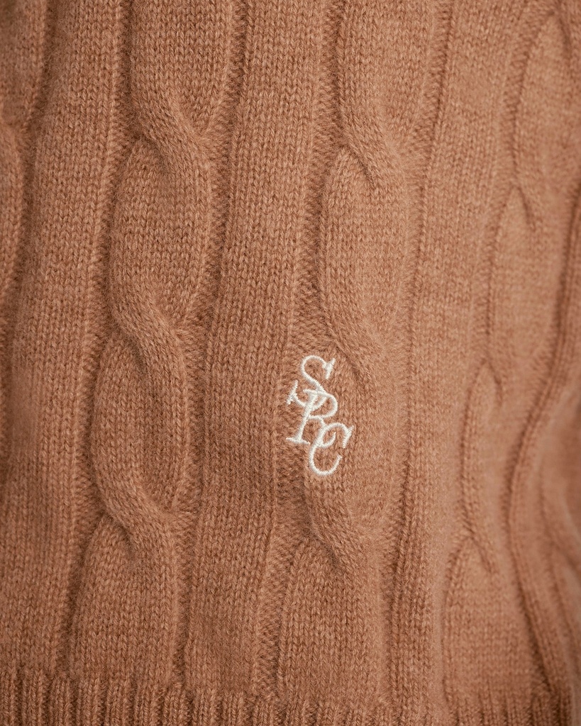 SCR Cableknit Cashmere Cardigan