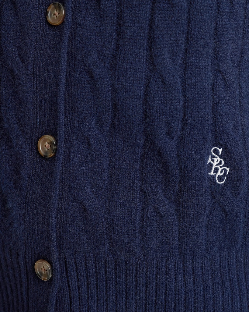 SCR Cableknit Cashmere Cardigan