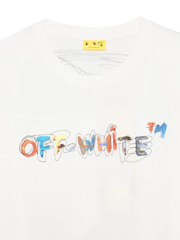 Arrow Watersketch Tee S/S White - Multic