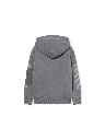 Garment Dyed Cargo Hoodie Zip Dark Grey