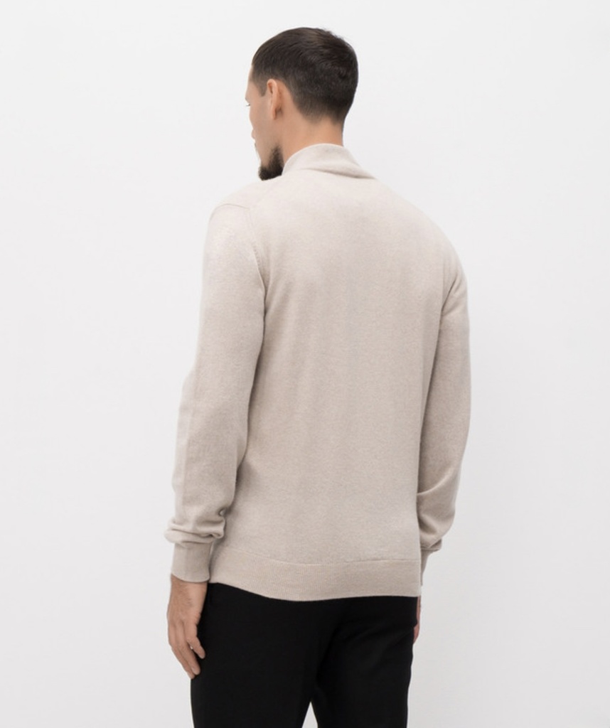 Man - Knitted blouson with zip