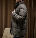 Man - Fabric 3/4 jacket