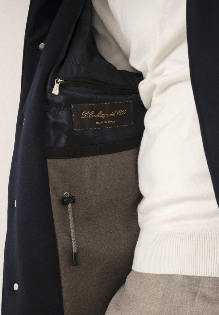 Man - Fabric 3/4 jacket