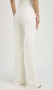 High Waisted Trousers Tailoring Wool White