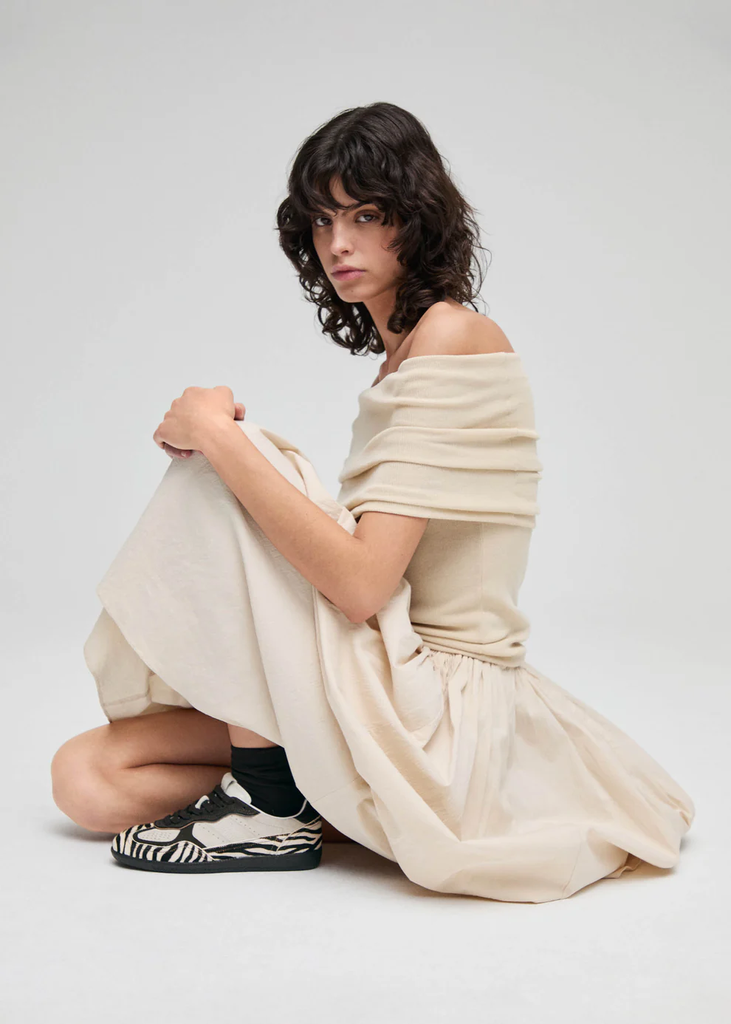 Soft Brown Leather Sneakers