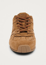 Suede Tan Leather Sneakers
