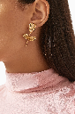 Rosebud Earrings In Gold