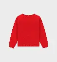 Varsity Crest Kids Crewneck Ruby