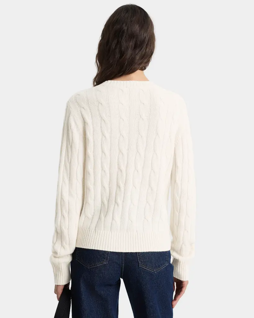 SCR Cableknit Cashmere Sweater