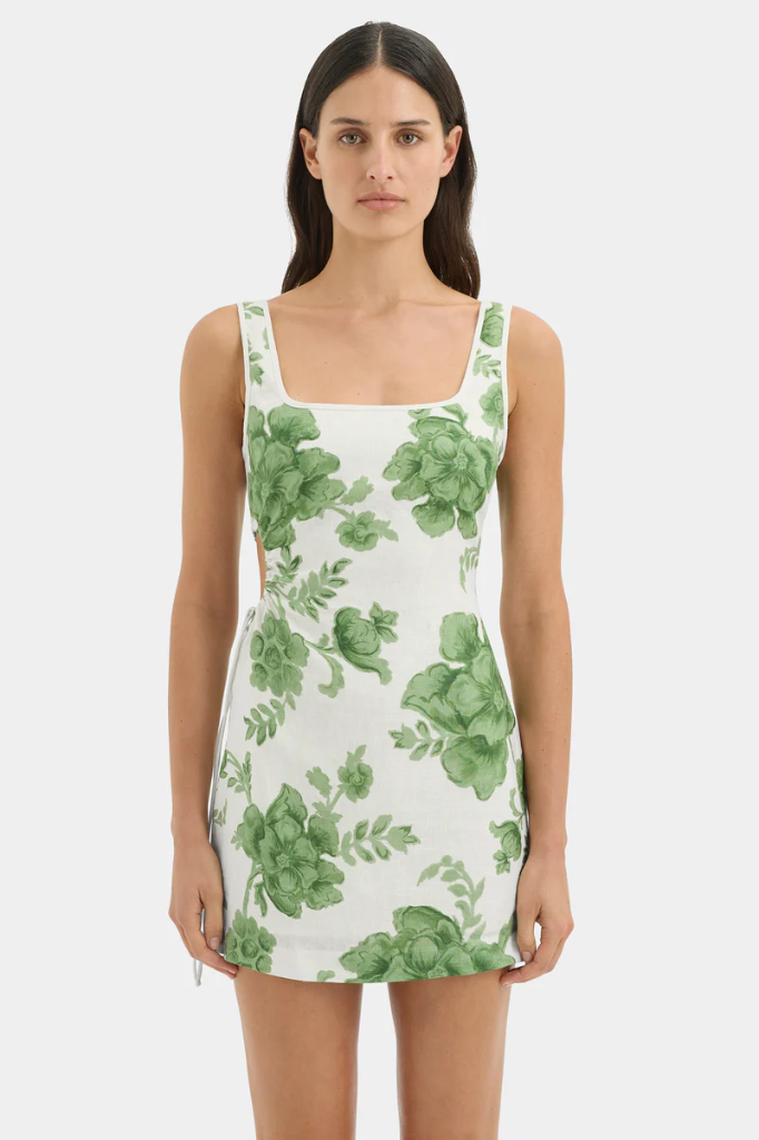 Gardella Cut Out Mini Dress- Frisa Print