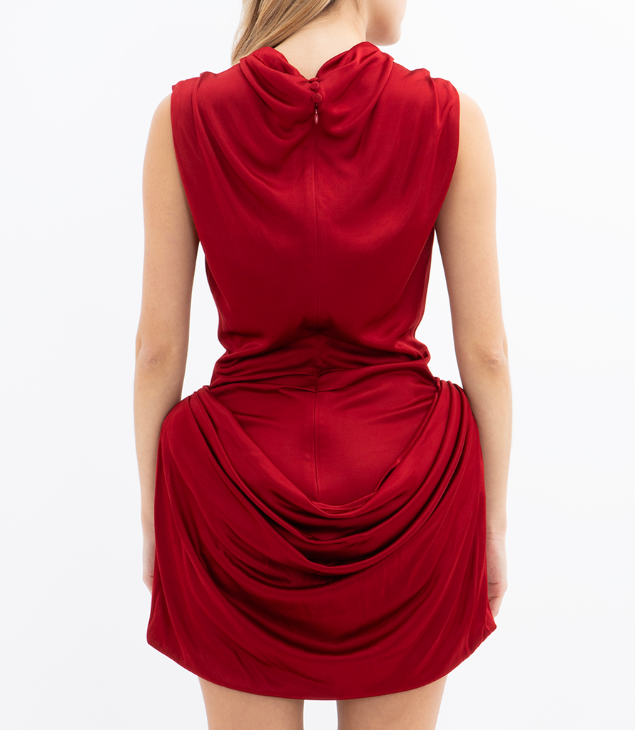 Padded Hip Mini Dress 