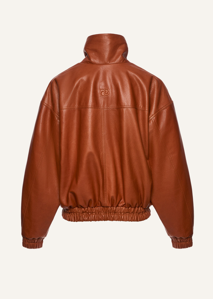 Leather 20 Jacket Orange