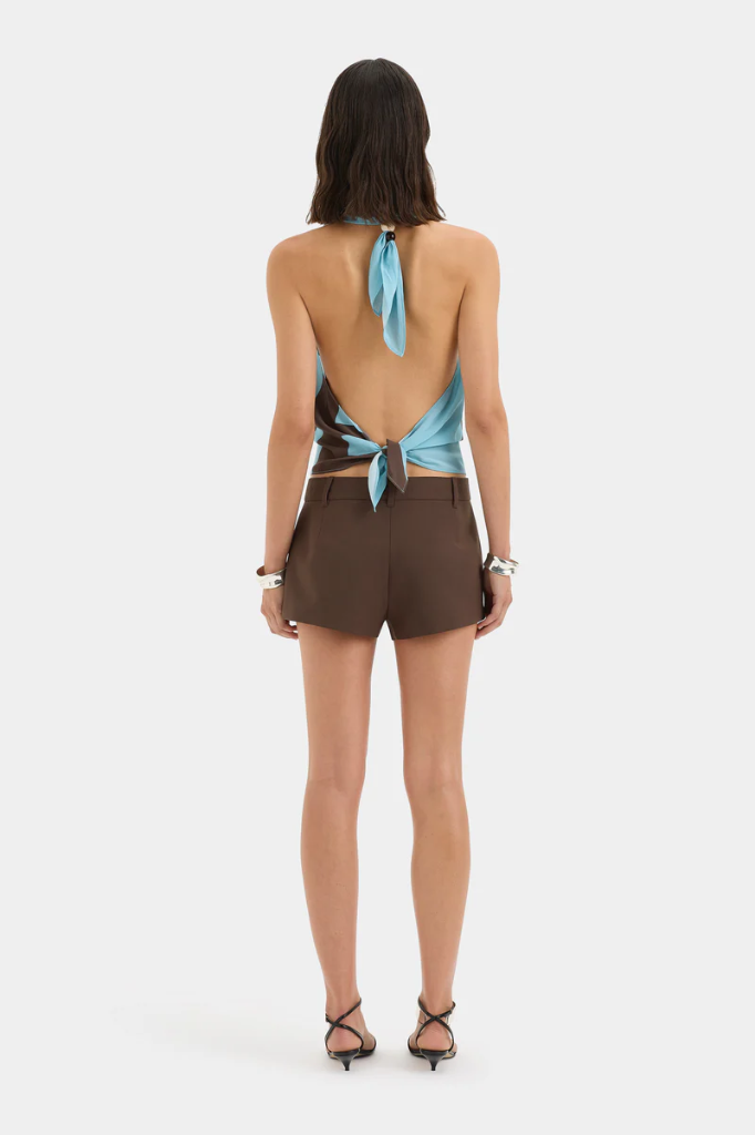 Rioja Halter Scarf Top