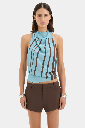 Rioja Halter Scarf Top
