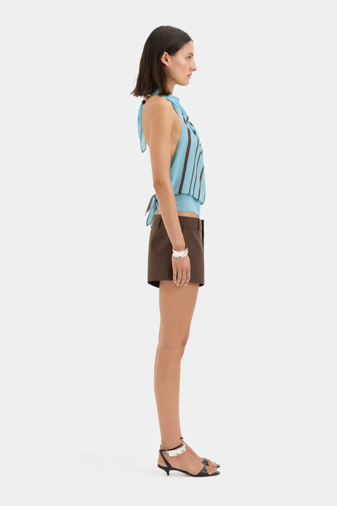 Rioja Halter Scarf Top