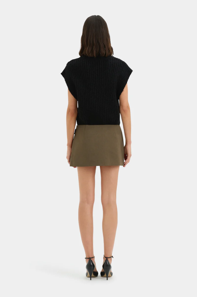 Sartoria Mini Skirt - Chocolate Marle