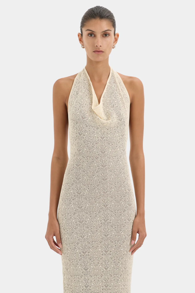 Calestiono Halter Dress