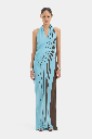 Rioja Halter Scarf Maxi Dress