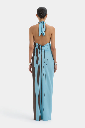 Rioja Halter Scarf Maxi Dress