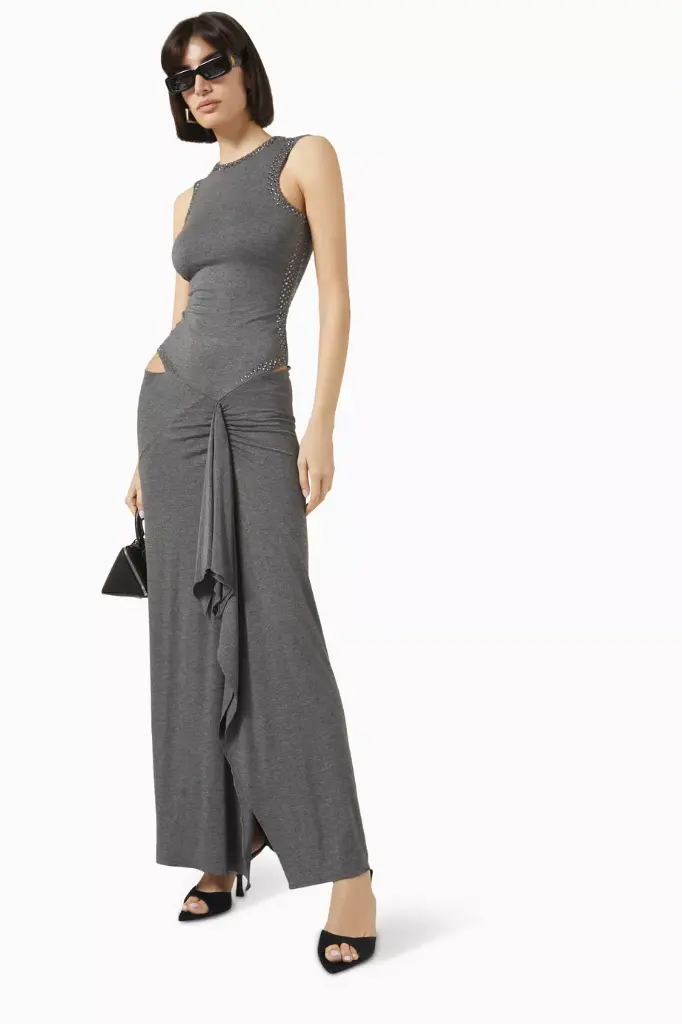 Dress Do Abiti Midi Darkgrey