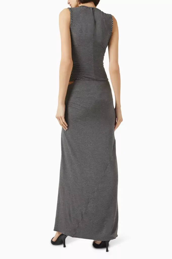 Dress Do Abiti Midi Darkgrey
