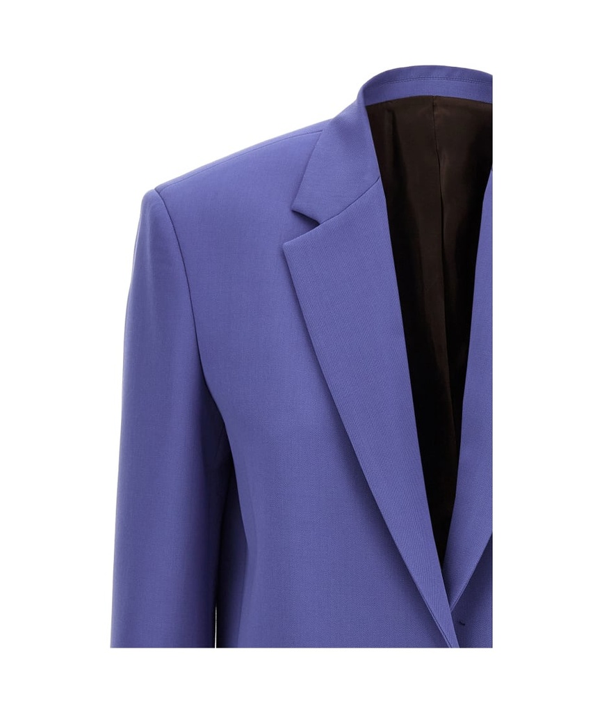 Single-Breasted Virgin Wool Blazer