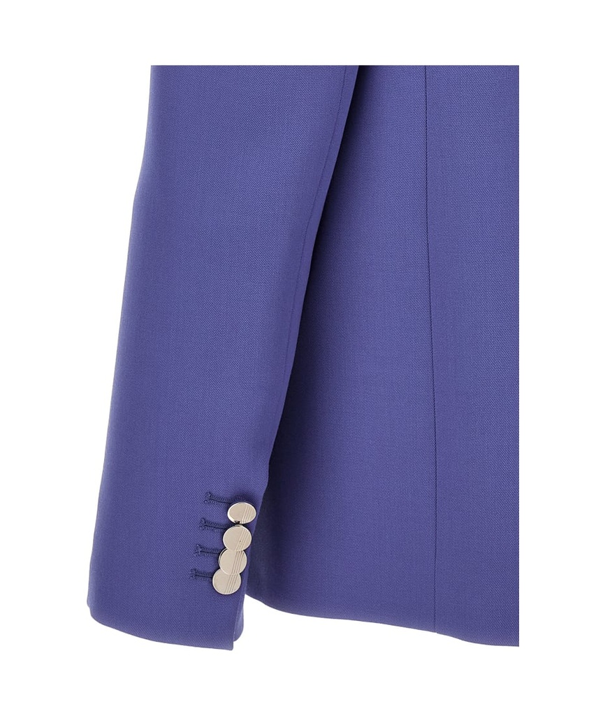 Single-Breasted Virgin Wool Blazer