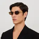 Alba Sunglasses in Matt Gold