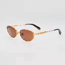 Alba Sunglasses in Matt Gold