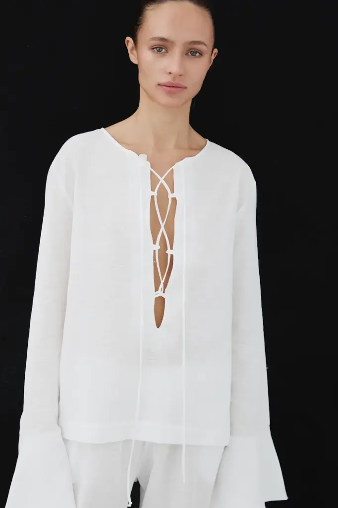 Alegra Blouse White
