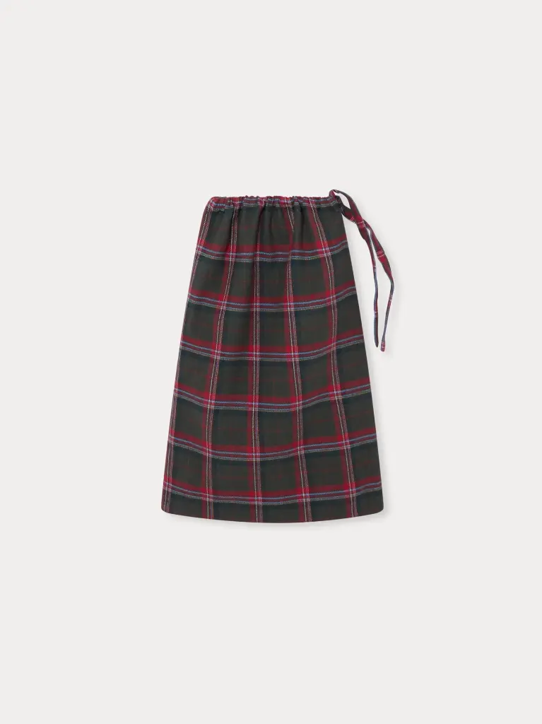 Pyjama Joan deux pièces à carreaux en coton biologique