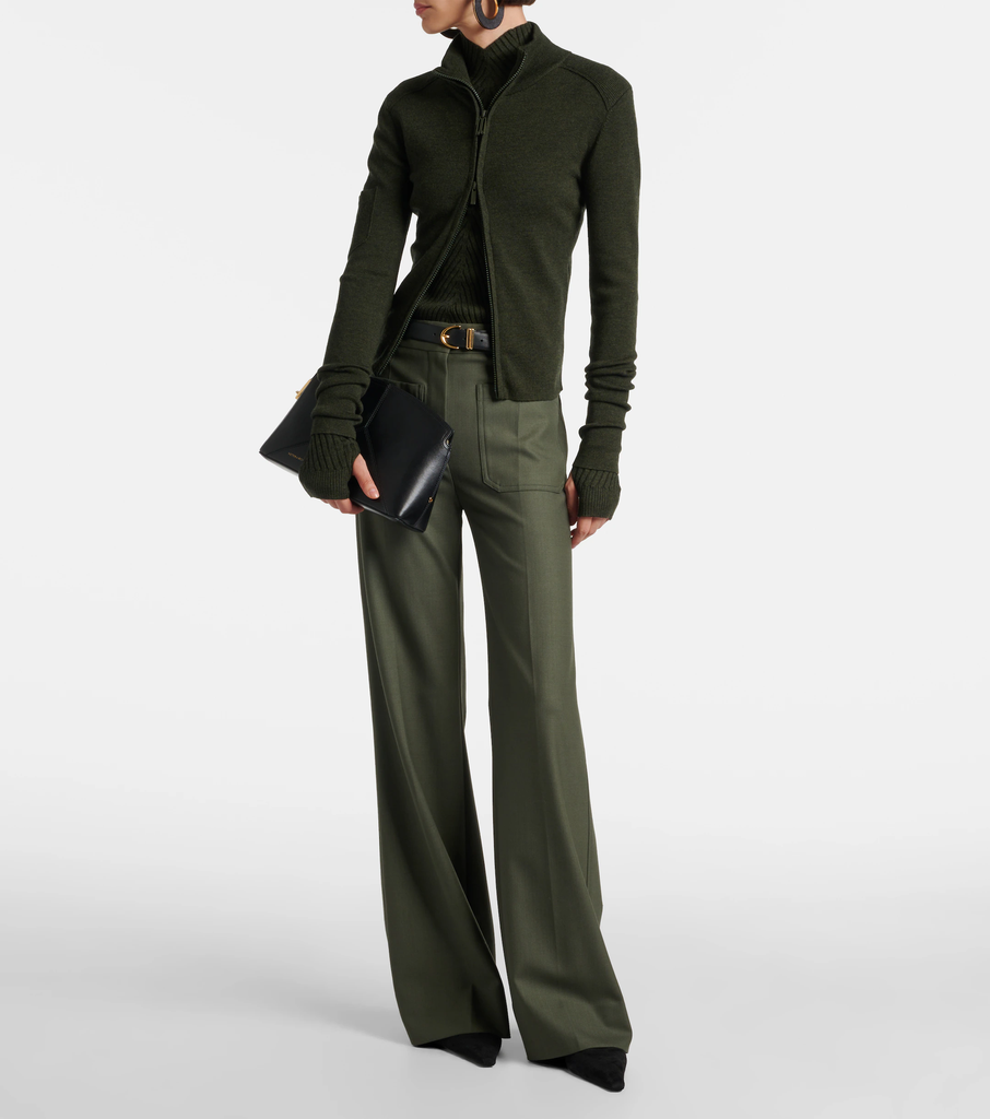 Patch Detail Zipped Top