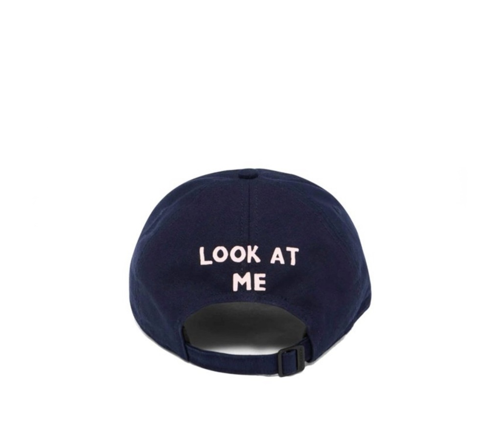 Denim Baseball Cap With Anchor Logo