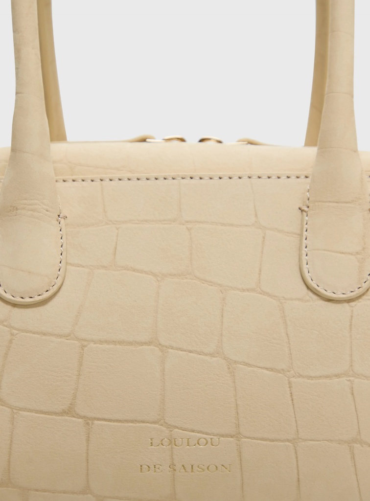 Mawi Embossed nubuck rectangular handbag - Mawi Mini Handbag