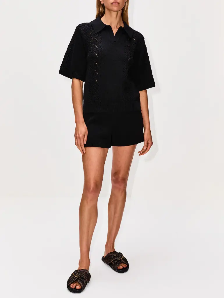 Kina Ivory T-shirt Knitted